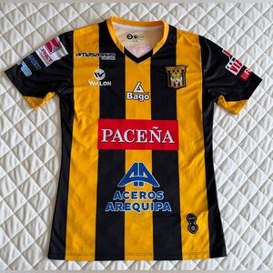 THE STRONGEST BOLIVIA 2018 WALON Black Gold Futbol Soccer Jersey Men’s Small